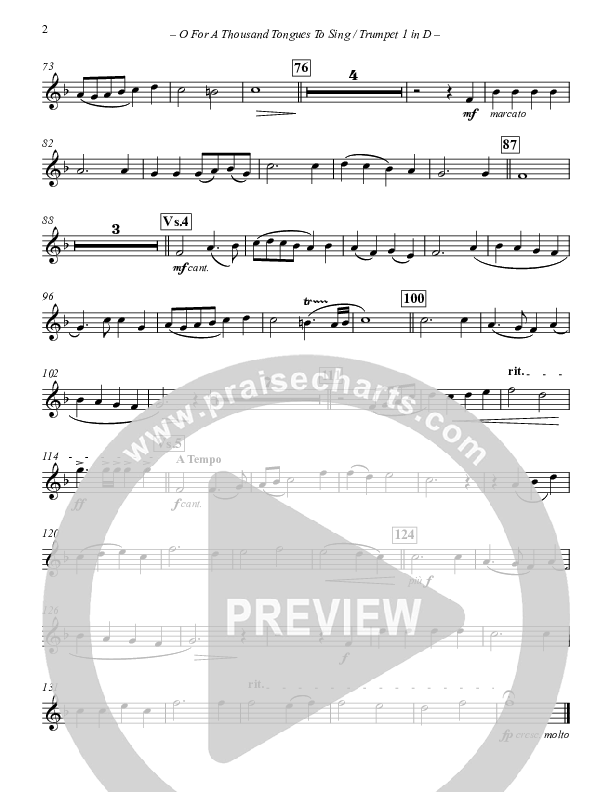 O For A Thousand Tongues To Sing Trumpet 1 (Paul Campbell)