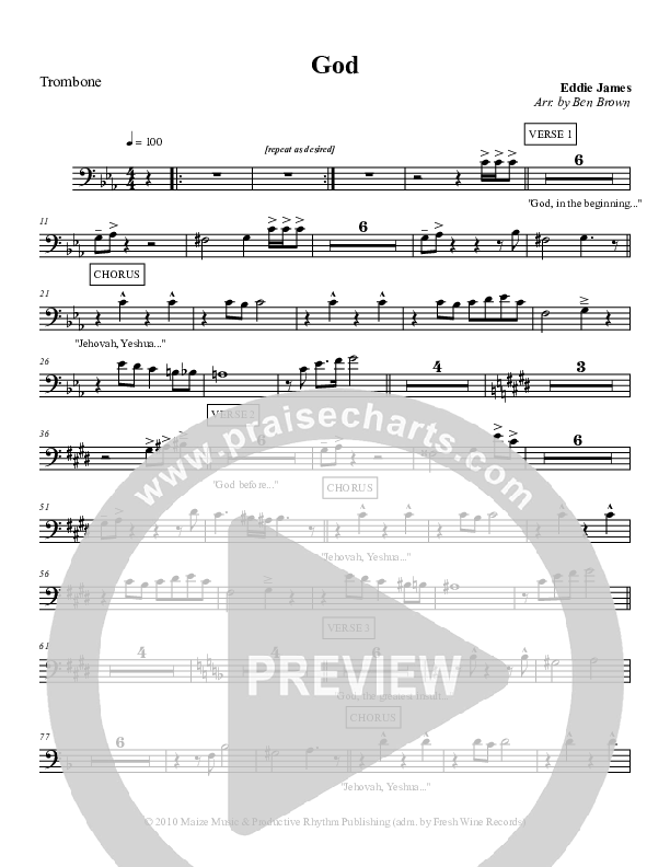God Trombone (Eddie James)