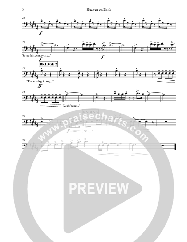 Heaven On Earth Trombone (Micah Stampley)