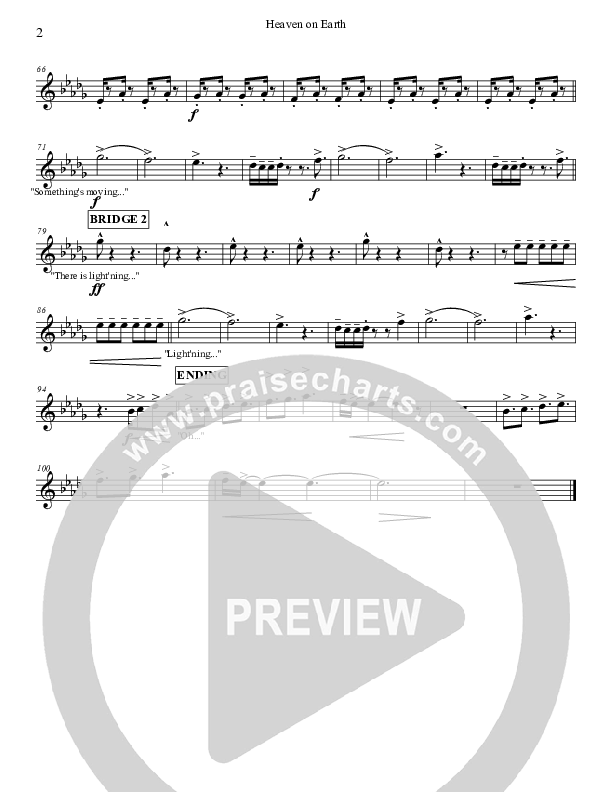 Heaven On Earth Trumpet 1 (Micah Stampley)