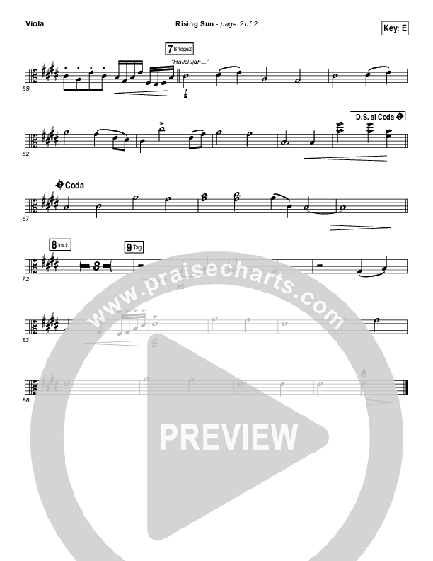 Rising Sun Viola (All Sons & Daughters)