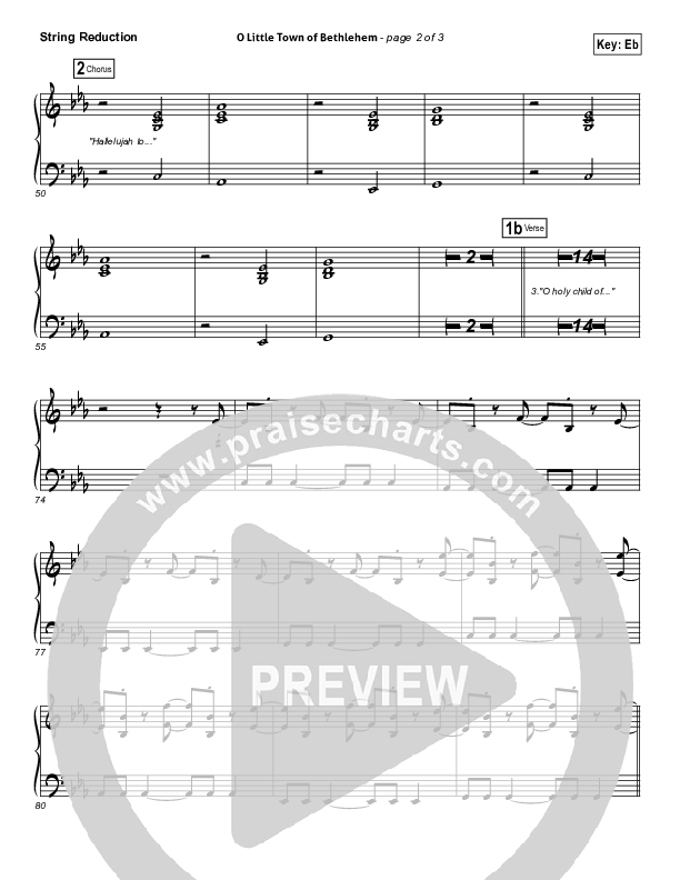 O Little Town Of Bethlehem String Pack (Jeremy Camp)