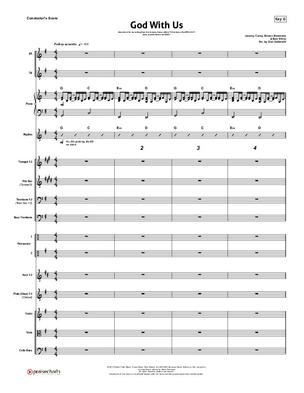 God With Us Orchestration (Jeremy Camp)