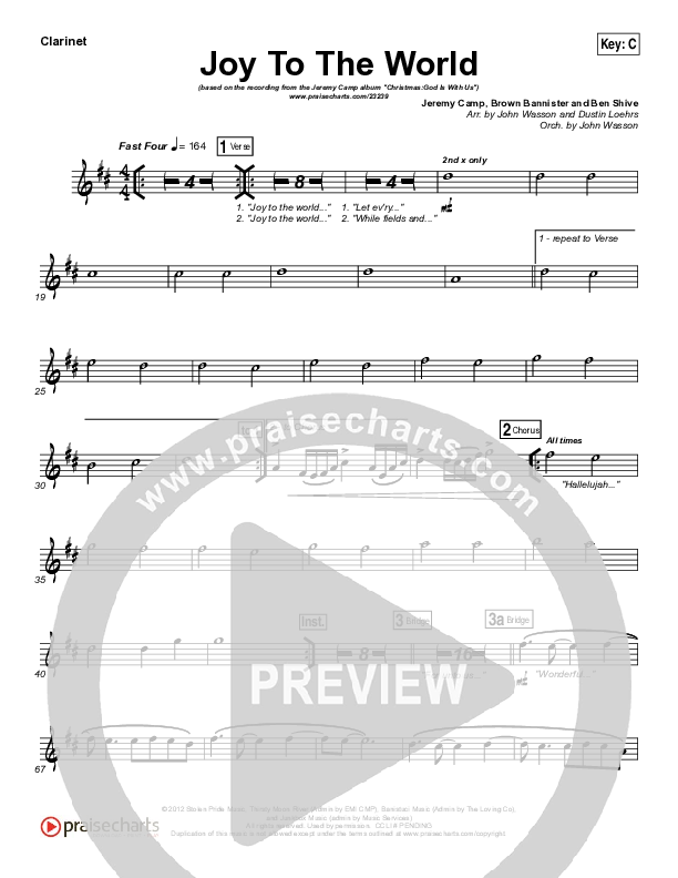 Joy To The World Wind Pack (Jeremy Camp)