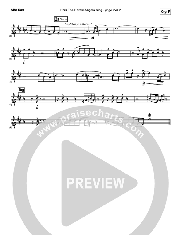 Hark The Herald Angels Sing Alto Sax (Jeremy Camp)