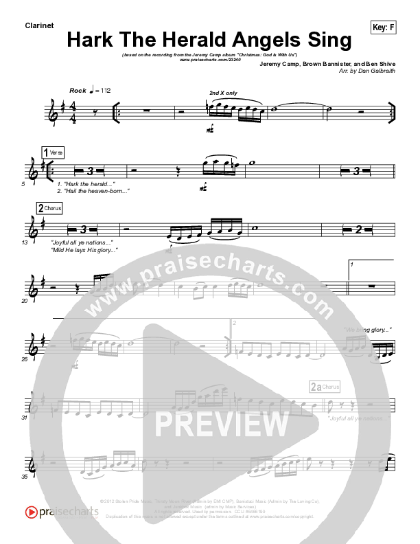 Hark The Herald Angels Sing Wind Pack (Jeremy Camp)