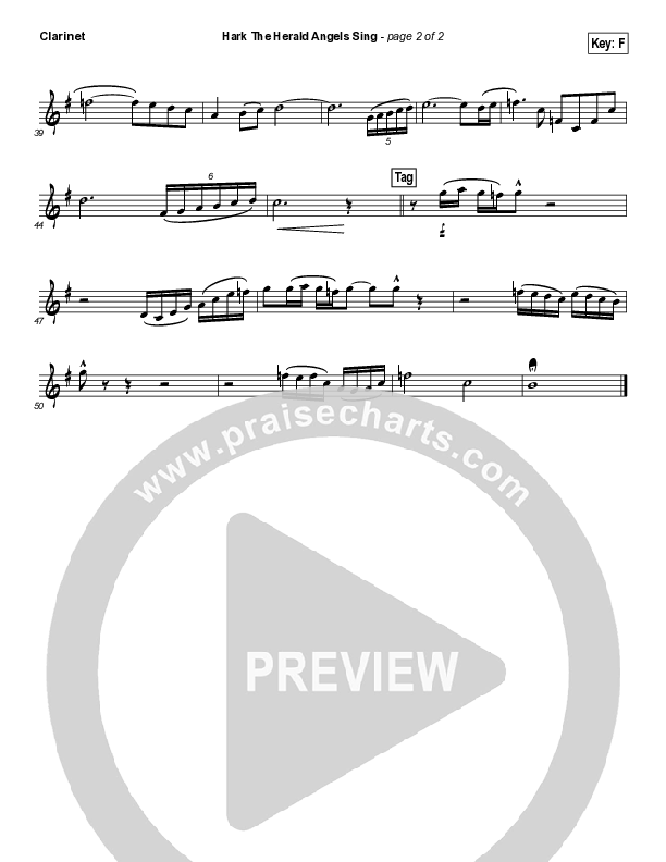 Hark The Herald Angels Sing Clarinet (Jeremy Camp)