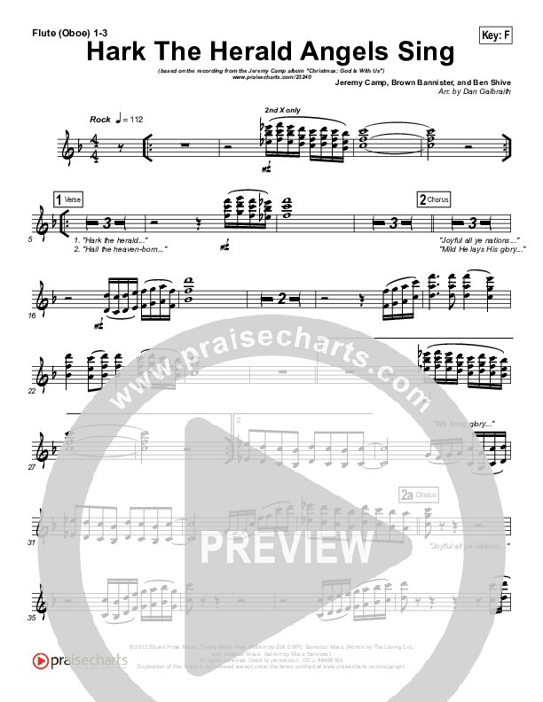 Hark The Herald Angels Sing Wind Pack (Jeremy Camp)