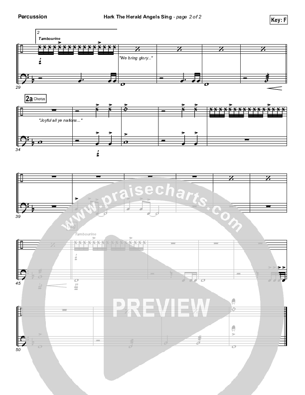 Hark The Herald Angels Sing Percussion (Jeremy Camp)