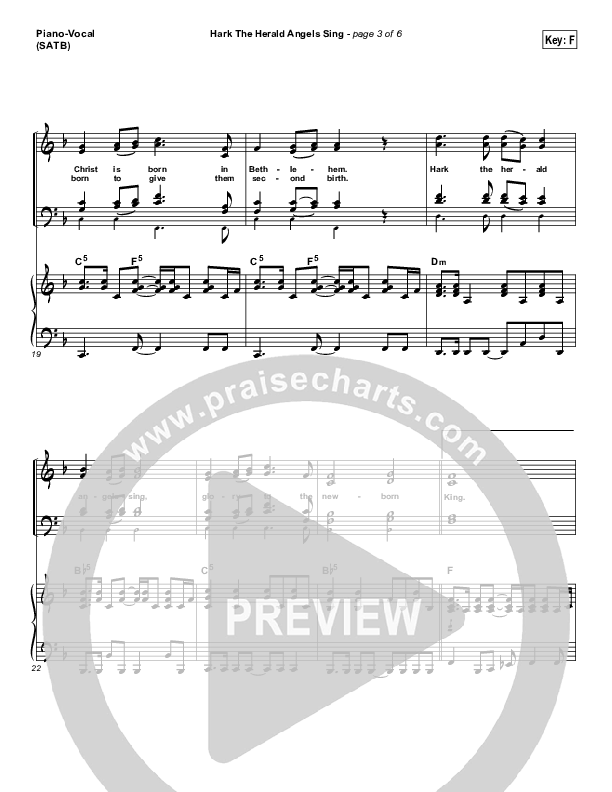 Hark The Herald Angels Sing Piano/Vocal Pack (Jeremy Camp)