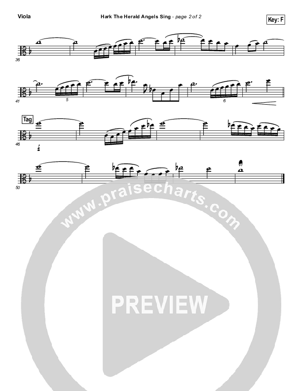 Hark The Herald Angels Sing Viola (Jeremy Camp)