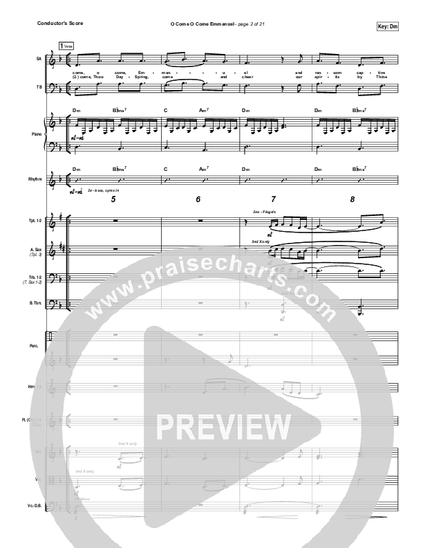 O Come O Come Emmanuel Orchestration (Jeremy Camp)