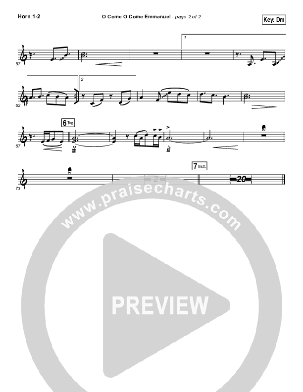 O Come O Come Emmanuel Brass Pack (Jeremy Camp)