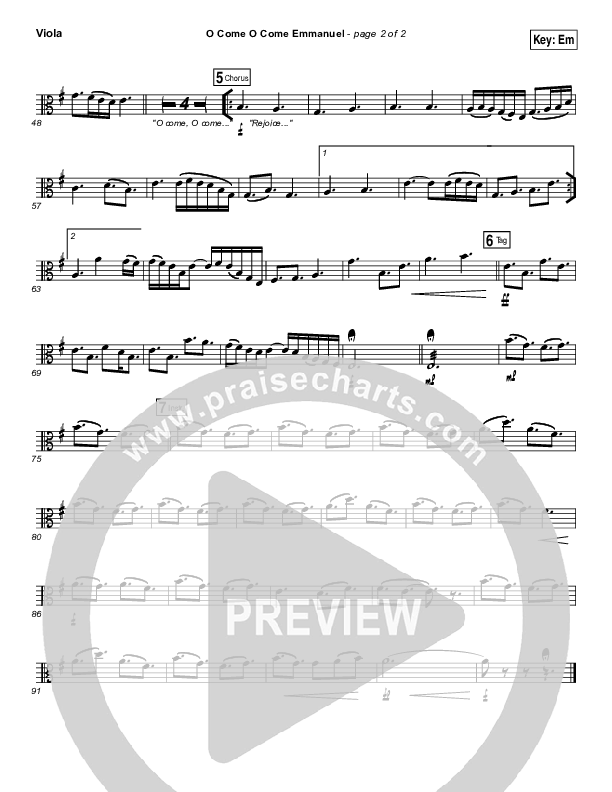 O Come O Come Emmanuel Viola (Jeremy Camp)