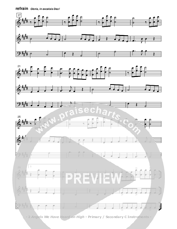 Angels We Have Heard On High C Instruments (Don Chapman)