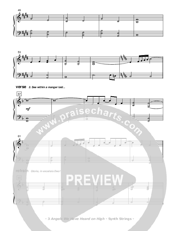 Angels We Have Heard On High Synth Strings (Don Chapman)