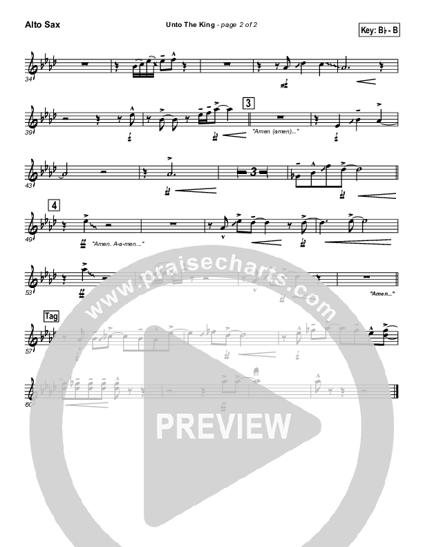 Unto The King Alto Sax (Geron Davis)