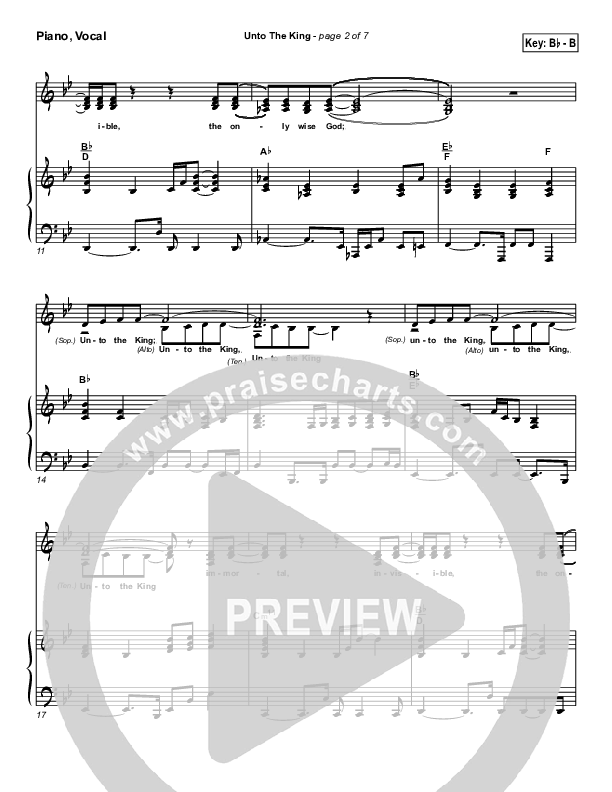 Unto The King Piano/Vocal (Geron Davis)