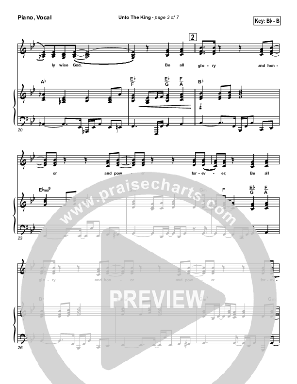 Unto The King Piano/Vocal (Geron Davis)