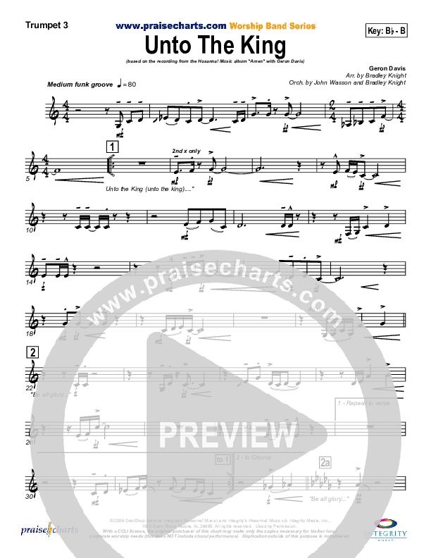 Unto The King Trumpet 3 (Geron Davis)
