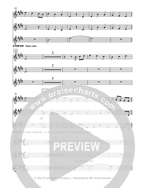 The First Noel Bb Instruments (Don Chapman)