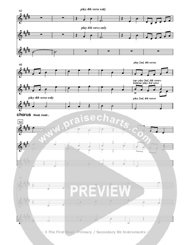 The First Noel Bb Instruments (Don Chapman)