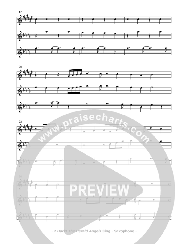 Hark The Herald Angels Sing Saxophone (Don Chapman)