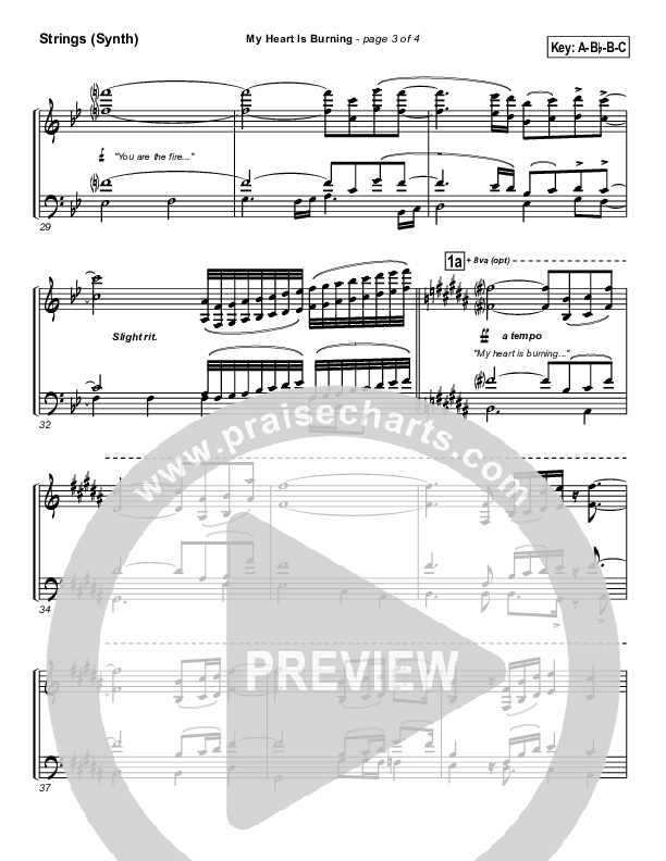 My Heart Is Burning Synth Strings (Geron Davis)