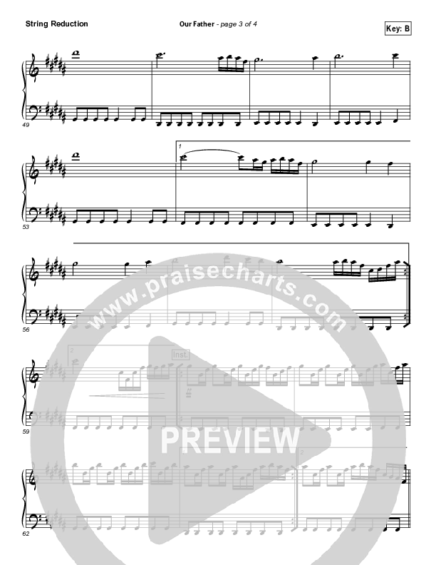 Our Father Synth Strings (Bethel Music)