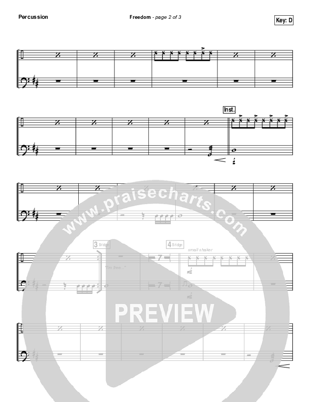 Freedom Percussion (Bethel Music)