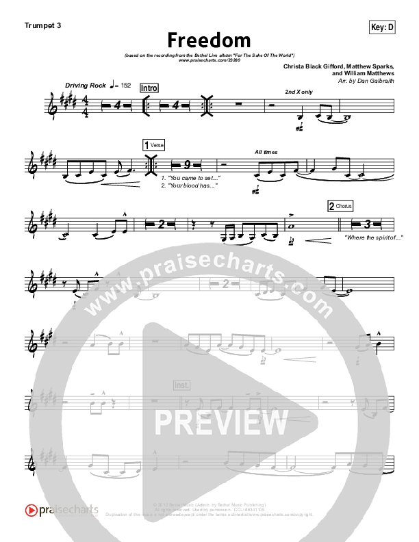 Freedom Trumpet 3 (Bethel Music)