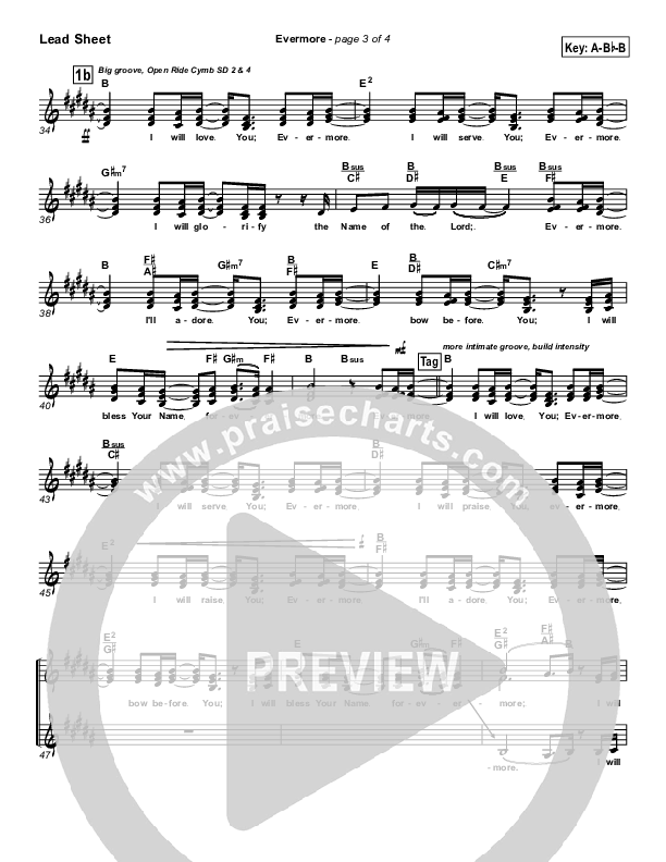 Evermore Lead Sheet (Geron Davis)