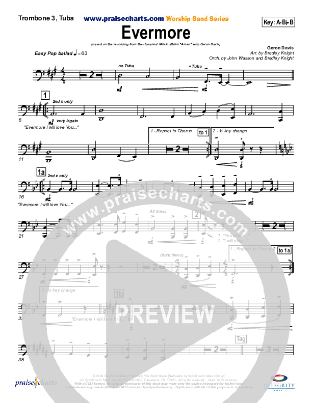 Evermore Trombone 3/Tuba (Geron Davis)