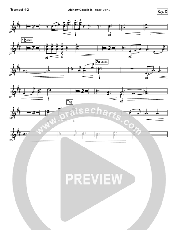 Oh How Good It Is Trumpet 1,2 (Keith & Kristyn Getty)