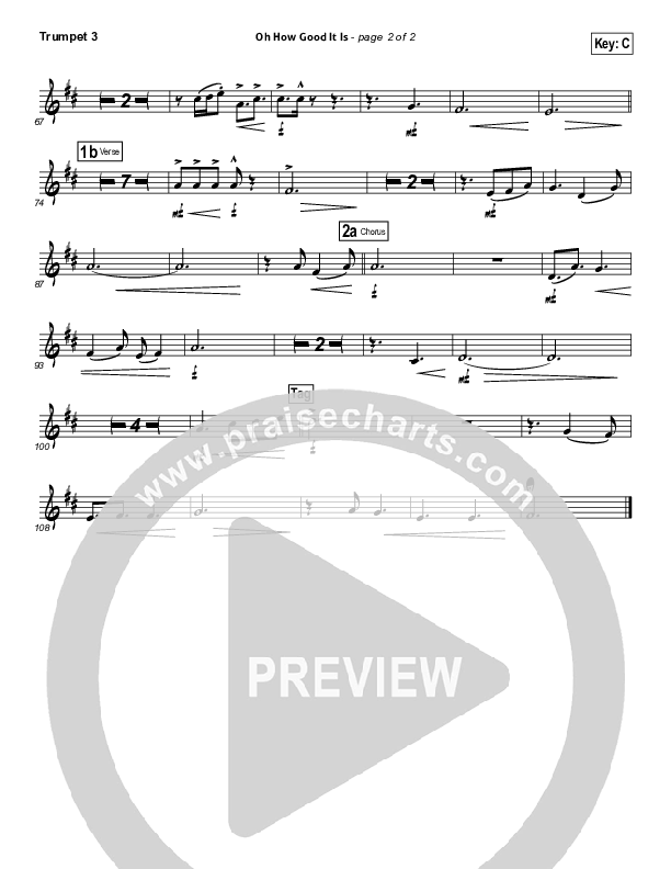 Oh How Good It Is Trumpet 3 (Keith & Kristyn Getty)