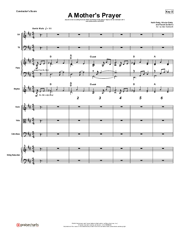 A Mother's Prayer String Ensemble (Moya Brennan / Keith & Kristyn Getty)