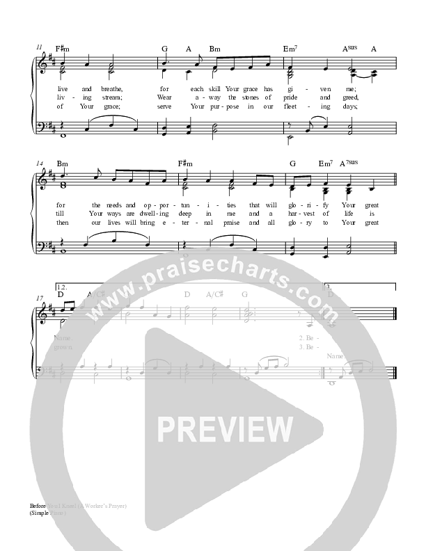 Before You I Kneel Piano/Vocal (Keith & Kristyn Getty)