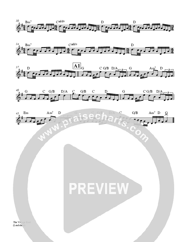 The Village Reel Lead Sheet (Keith & Kristyn Getty)