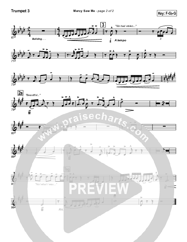 Mercy Saw Me Trumpet 3 (Geron Davis)