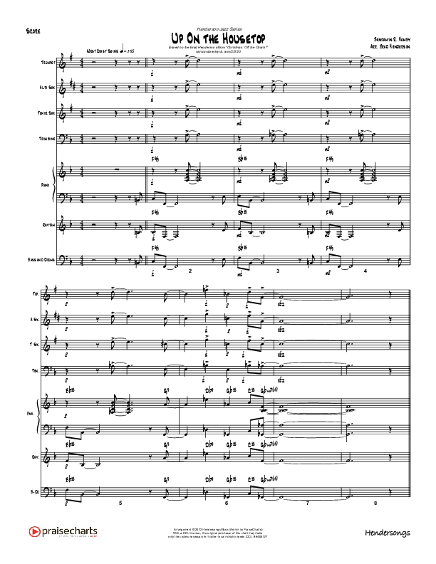 Up On The Housetop (Instrumental) Conductor's Score (Brad Henderson)
