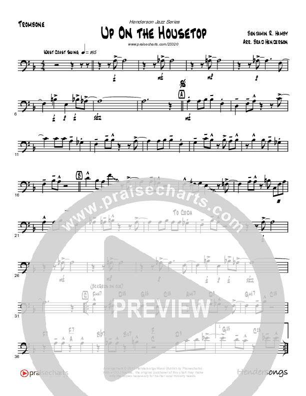 Up On The Housetop (Instrumental) Trombone (Brad Henderson)