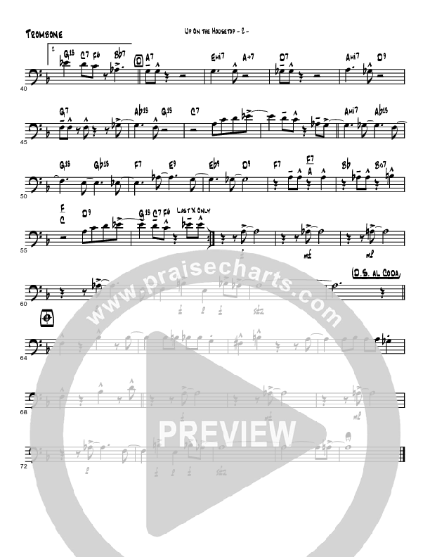 Up On The Housetop (Instrumental) Trombone (Brad Henderson)