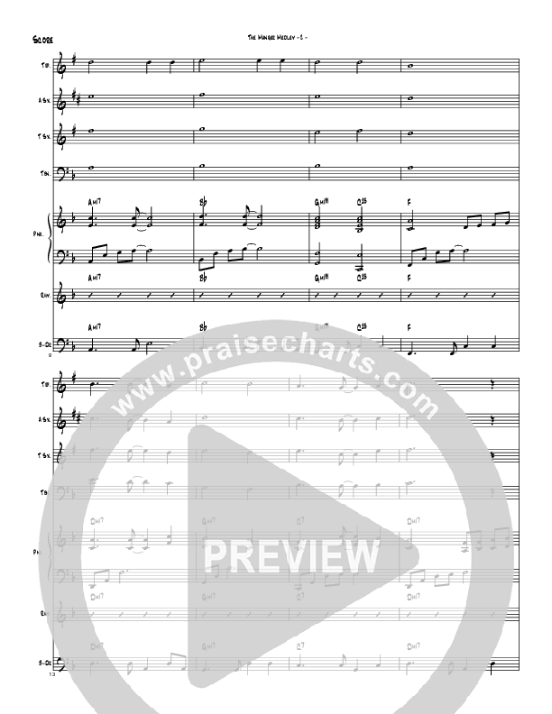 The Manger Medley (Instrumental) Orchestration (Brad Henderson)