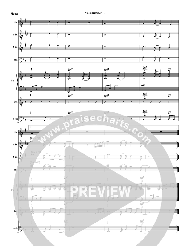 The Manger Medley (Instrumental) Conductor's Score (Brad Henderson)