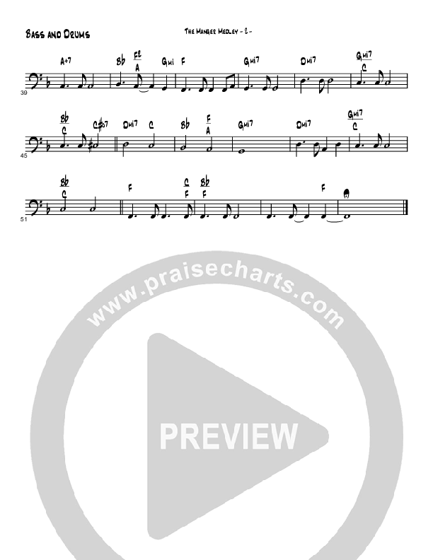 The Manger Medley (Instrumental) Drum Set (Brad Henderson)