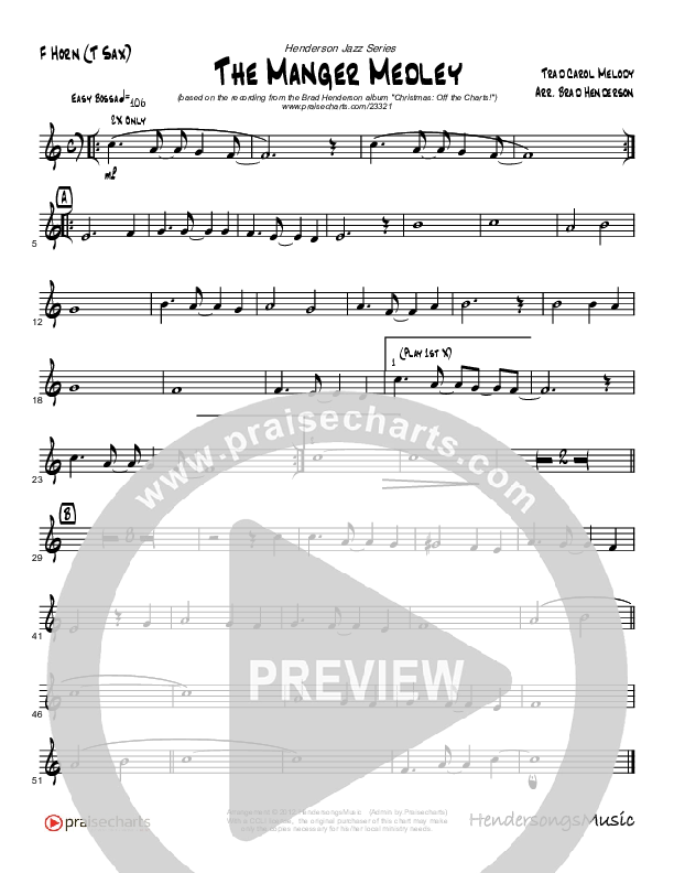 The Manger Medley (Instrumental) French Horn (Brad Henderson)