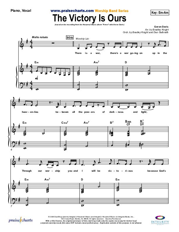 Geron Davis Sheet Music to download and print