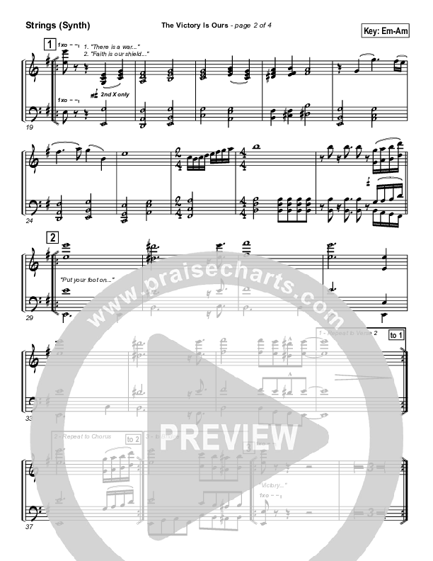 The Victory Is Ours Synth Strings (Geron Davis)