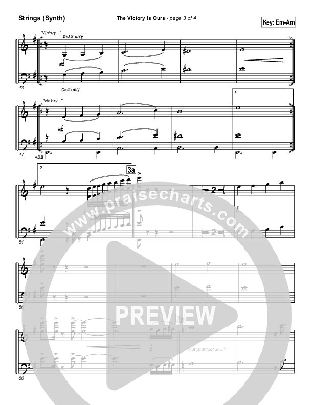 The Victory Is Ours Synth Strings (Geron Davis)