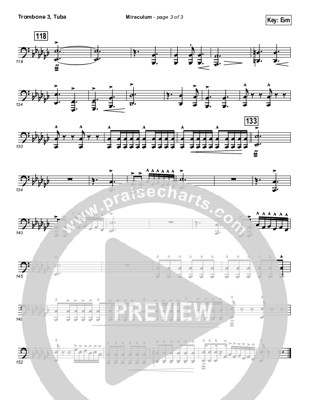 Miraculum Trombone 3/Tuba (Lincoln Brewster)